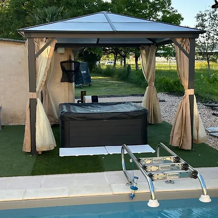 Jolie Villa Independante Climatisee 3 Chambres Tout Confort 6 Couchages, Piscine Chauffee 4 X 8 Et Jacuzzi Disponibles De Mai A Fin Septembre, Boulodrome Eclaire, Ping-Pong, Wifi, Proche Commerces Animaux Domestiques Sur Demande *